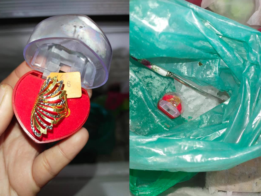 The 'ice' that Anis found in the freezer that made her day. u00e2u20acu2022 Picture courtesy of Facebook/ Anis Adrianies