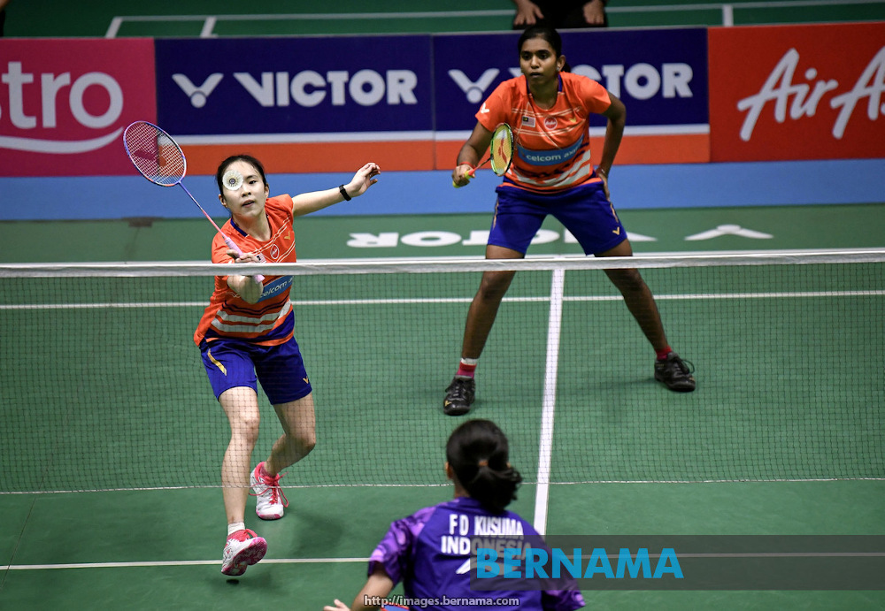 Womenu00e2u20acu2122s doubles pair Pearly Tan-M. Thinaah stunned world No 14 and third seeds Gabriela Stoeva-Stefani Stoeva of Bulgaria 21-19, 21-12 at the Swiss Open today. u00e2u20acu201d Picture via Twitter/Bernama