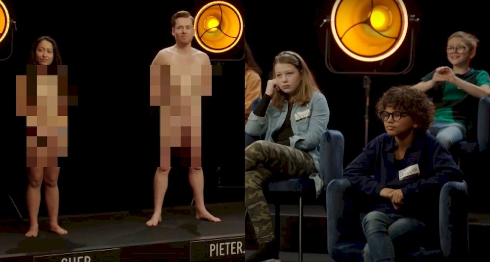 Critics of the show have called it u00e2u20acu02dcdisgustingu00e2u20acu2122 while others say its content could be educational. u00e2u20acu201d Screengrabs from YouTube/NOS Jeugdjournaal