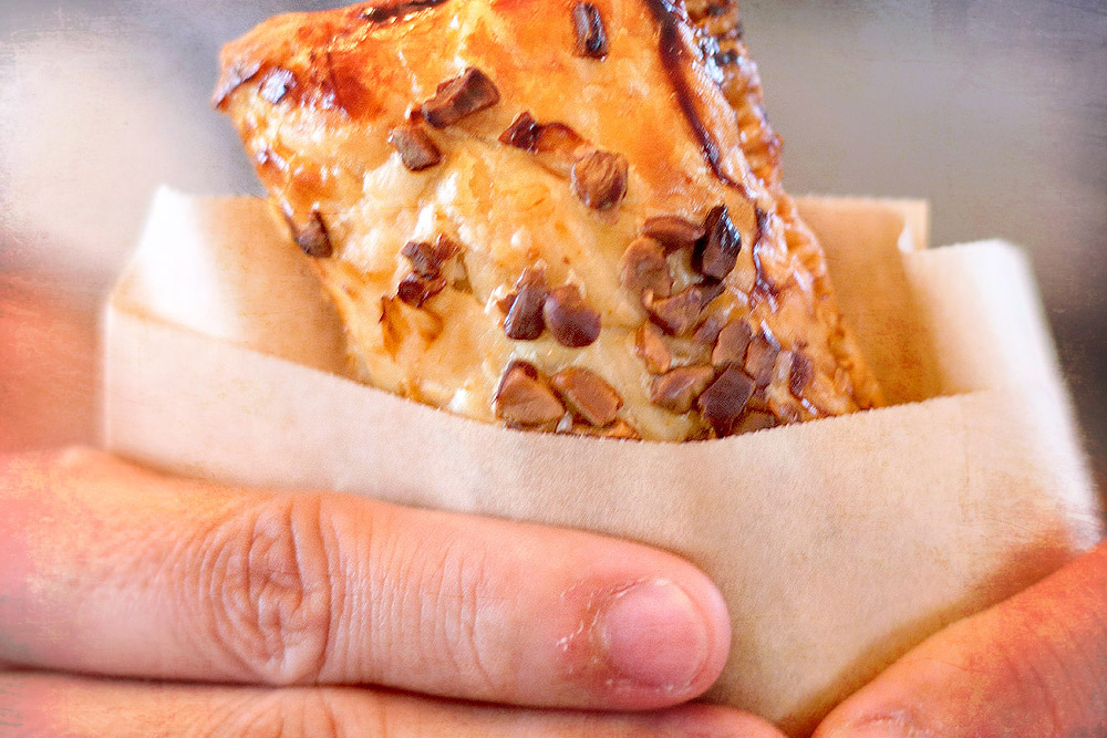 Munch on a freshly baked pastry as you write your daily journal.