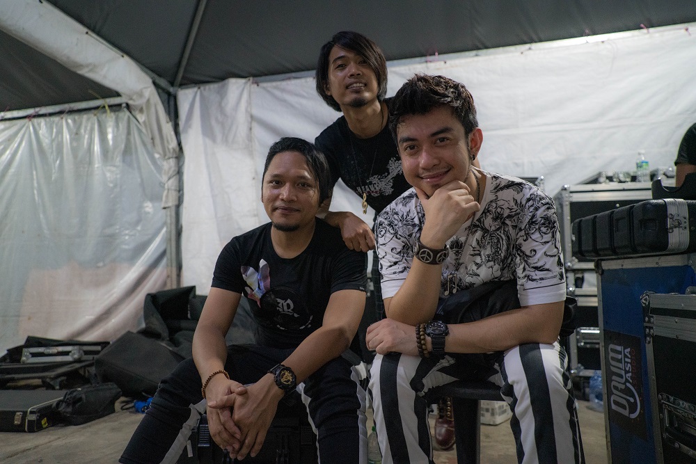 (From left) Din, Hanafi, and Rich are committed to helping out marginalised communities. — Picture courtesy of Estranged