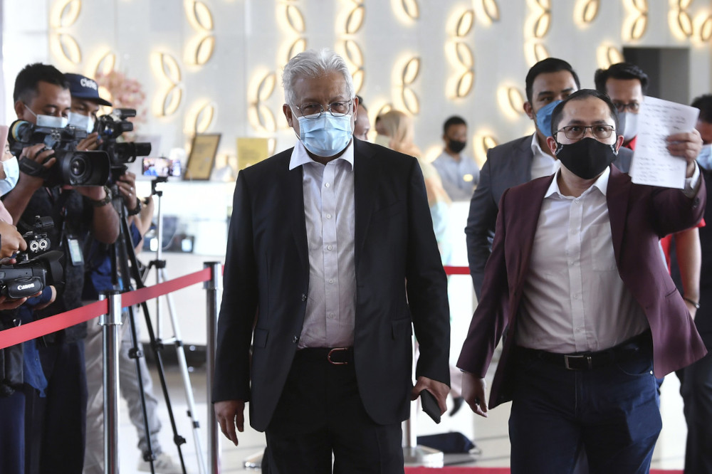 Bersatu secretary-general Datuk Seri Hamzah Zainudin arrives for the supreme council meeting in Putrajaya March 4, 2021. u00e2u20acu201d Bernama pic 