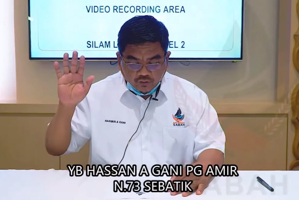 Sebatik assemblyman Hassan Gani Amir claimed that he was u00e2u20acu02dcforcedu00e2u20acu2122 to make a pledge to remain loyal to Warisan throughout his term in order to contest the seat on the partyu00e2u20acu2122s ticket. u00e2u20acu201d Picture via Facebook/Hassan A Gani PG Amir