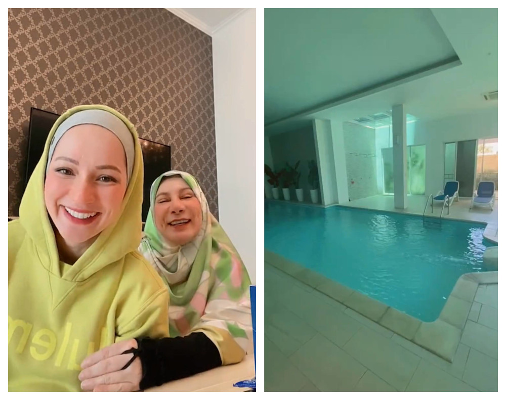 Kak Ton and her daughter Nadia gave a virtual house tour of the multi-million ringgit property on Instagram Live. u00e2u20acu201d Screengrabs from Instagram/Nadia Annuar