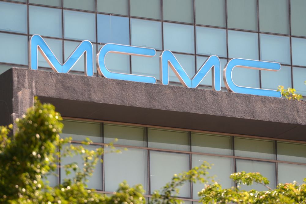 The Malaysian Communications and Multimedia Commission logo is pictured in Cyberjaya March 4, 2021. u00e2u20acu201d Picture by Miera Zulyana