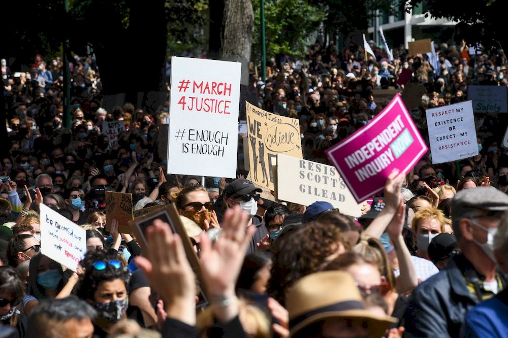 Women across Australia march against sexual violence and inequality ...