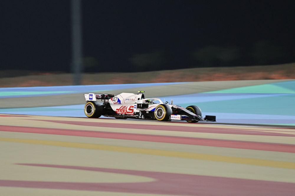 Haas F1u00e2u20acu2122s German driver Mick Schumacher drives during the Bahrain Formula One Grand Prix at the Bahrain International Circuit in the city of Sakhir March 28, 2021. u00e2u20acu201d AFP pic 