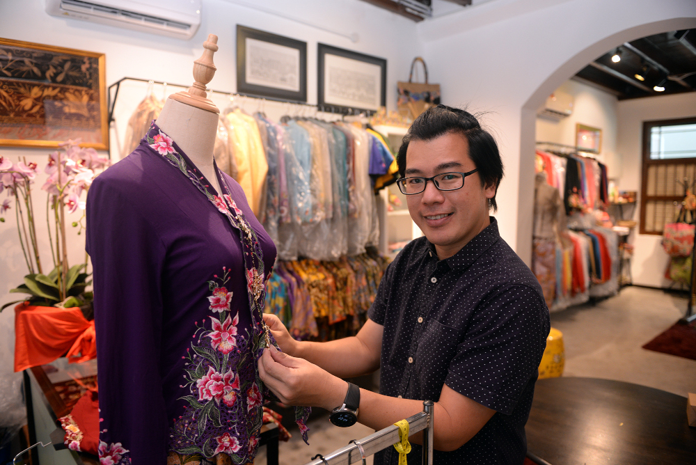 Kenny Loh is planning to come up with a line of kebaya for rent. — Picture by Steven Ooi KE
