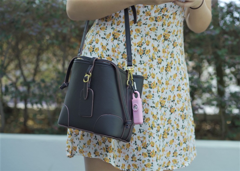 Small but powerful: The discreet Pocket Angel produces a mighty 130db siren to draw attention to you and scare off your attacker. u00e2u20acu201d Picture courtesy of Pocket Angel