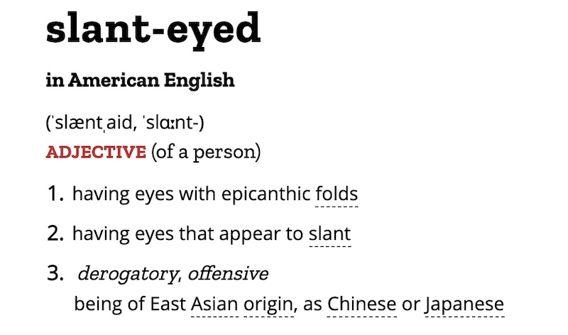 Interestingly Collins recognises the derogatory connotations while managing to also make a non-offensive definition of the term. — Screenshot from Collins Dictionary