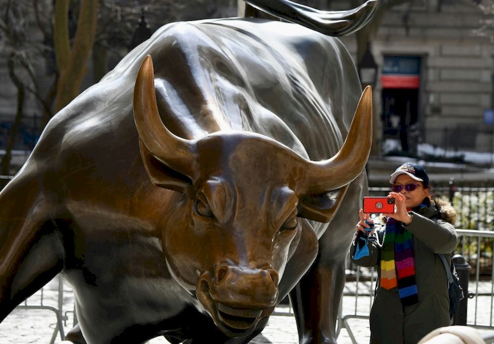 Wall Street stocks finished a volatile week mostly lower on February 26, 2021 u00e2u20acu201d AFP pic