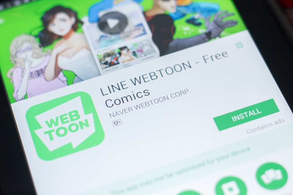 Sales volume of the local webtoon market in 2019 was US$577 million, according to the Korea Creative Content Agency (KOCCA). u00e2u20acu2022 Shutterstock pic via ETX Studio