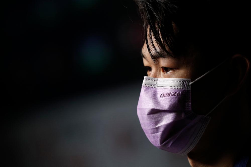 Lee Zii Jia is interviewed remotely after beating Denmarku00e2u20acu2122s Viktor Axelsen during the menu00e2u20acu2122s singles final of the All England Open Badminton Championship at the Utilita Arena in Birmingham, central England, March 21, 2021. u00e2u20acu201d AFP pic 