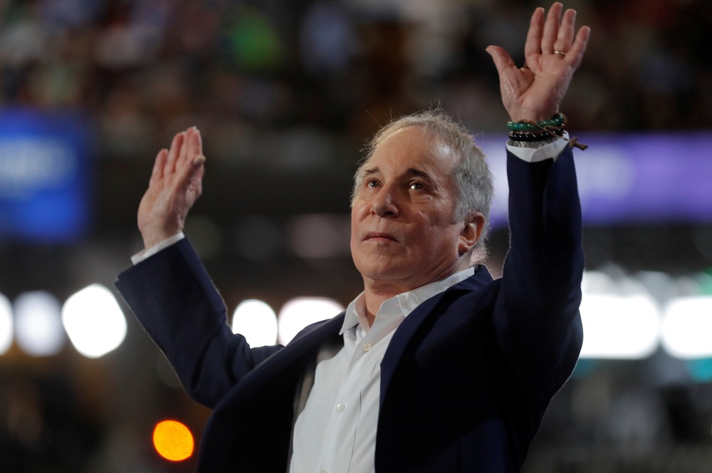 Singer Paul Simon performs u00e2u20acu02dcBridge Over Troubled Wateru00e2u20acu2122 during the Democratic National Convention in Philadelphia July 25, 2016. u00e2u20acu201d Reuters