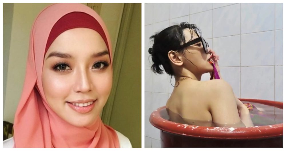 The u00e2u20acu02dcAkademi Fantasiau00e2u20acu2122 alumna recently made headlines for posting a bath time photo. u00e2u20acu201dPictures from Instagram/Nonny Nadirah