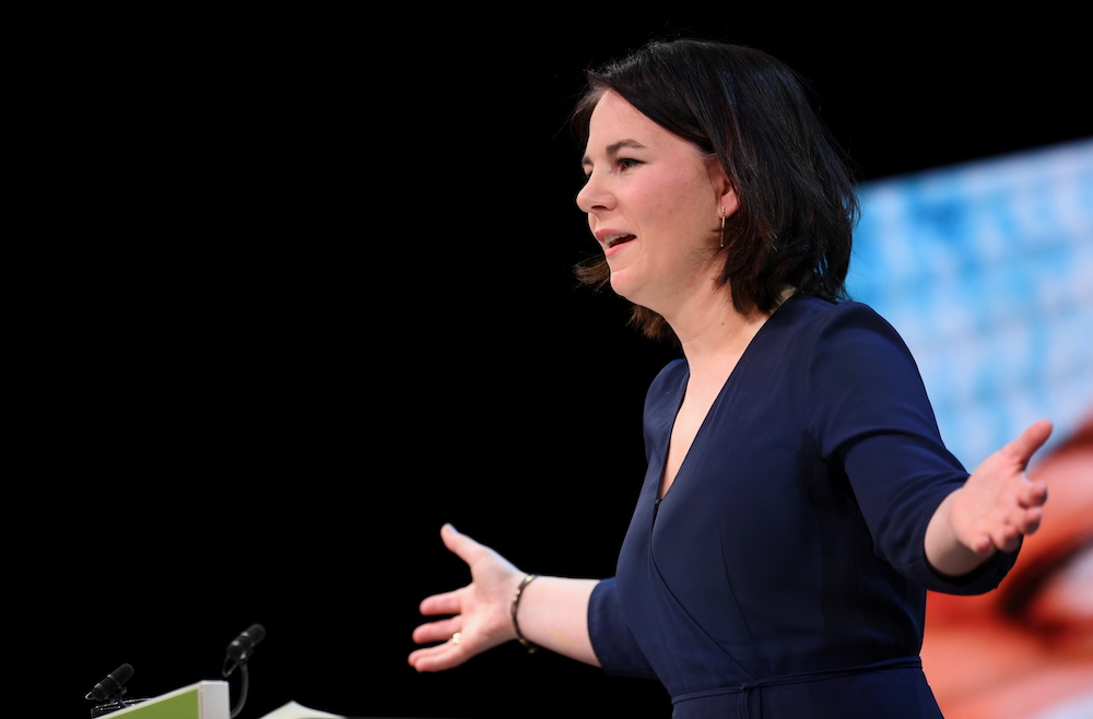 Co-leader of Germany's Green party and designated candidate for chancellor Annalena Baerbock holds a news conference in Berlin, Germany, April 19, 2021. u00e2u20acu201d Reuters pic