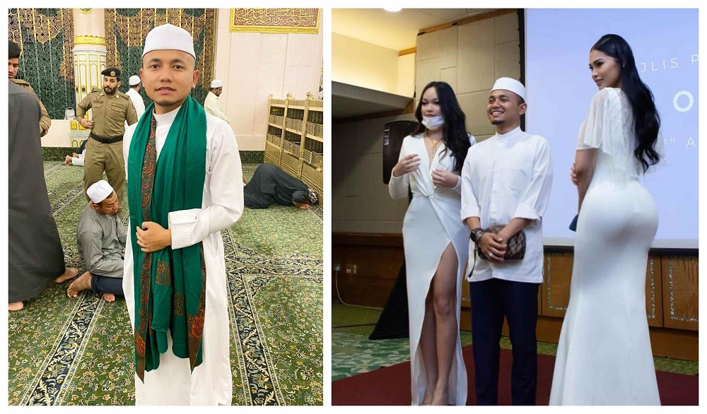 PU Amin and the Instagram influencers received negative comments from the public who claimed the photo was inappropriate during Ramadan month.  —  Pictures from Instagram/Nadira Isaac, PU Amin