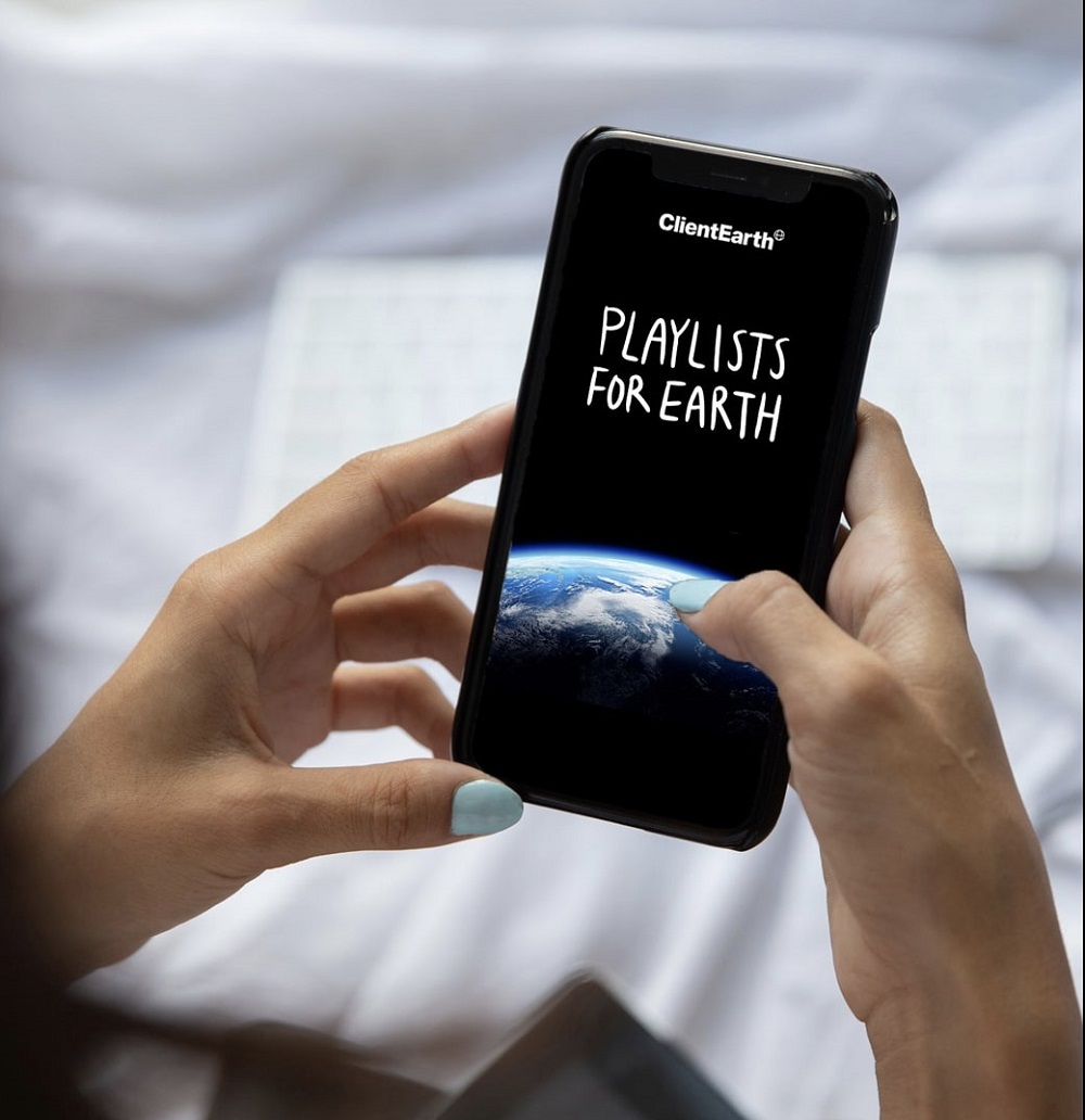 Around 60 musicians, including Coldplay and Brian Eno, have created playlists to raise environmental awareness among music lovers. u00e2u20acu201d Picture courtesy of ClientEarth via ETX Studio