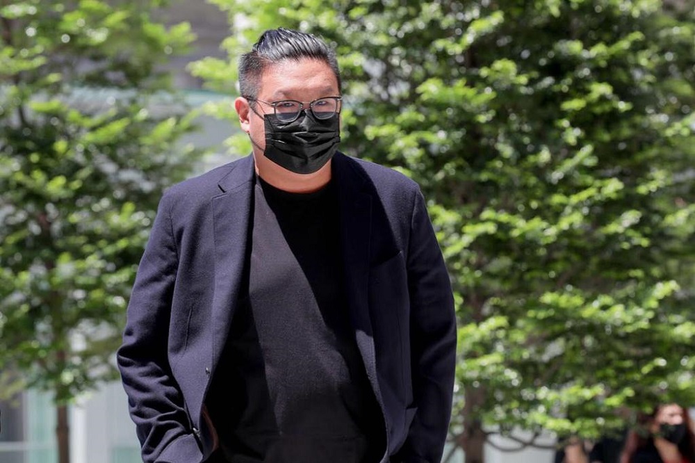 Ng Yu Zhi arriving at the State Courts on April 20, 2021. u00e2u20acu201d TODAY pic