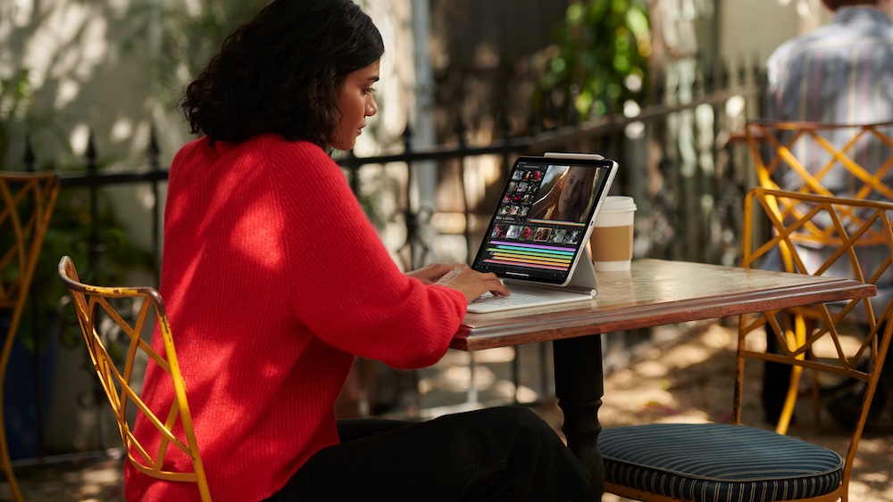 The iPad Pro was originally positioned as a laptop replacement but has evolved more into a specialist machine. u00e2u20acu201d Picture courtesy of Apple