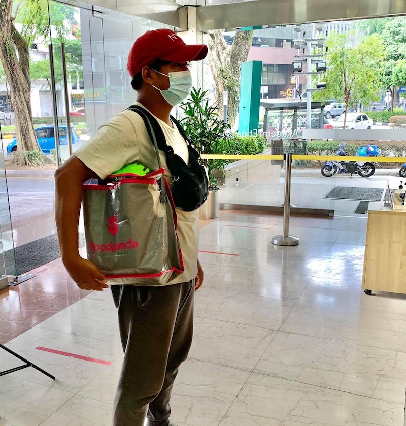 Dinnie Norman said that kind comments from customers make him feel good and appreciated. u00e2u20acu201d Picture courtesy of Dinnie Norman Othman