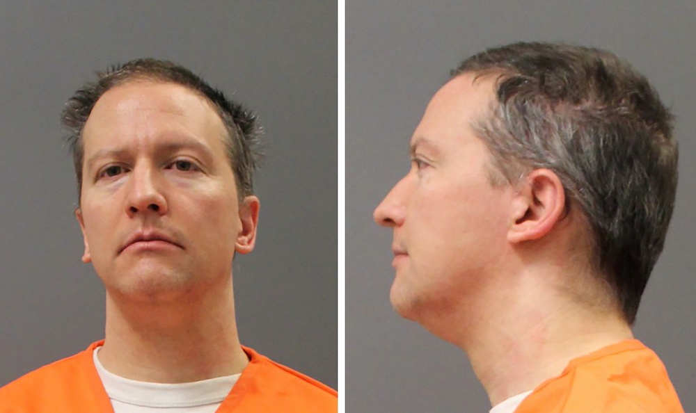 Former Minneapolis Police Officer Derek Chauvin is shown in a combination of police booking photos after a jury found him guilty on all counts in his trial in the death of George Floyd in Minneapolis, Minnesota, US April 20, 2021. u00e2u20acu201d Reuters pic