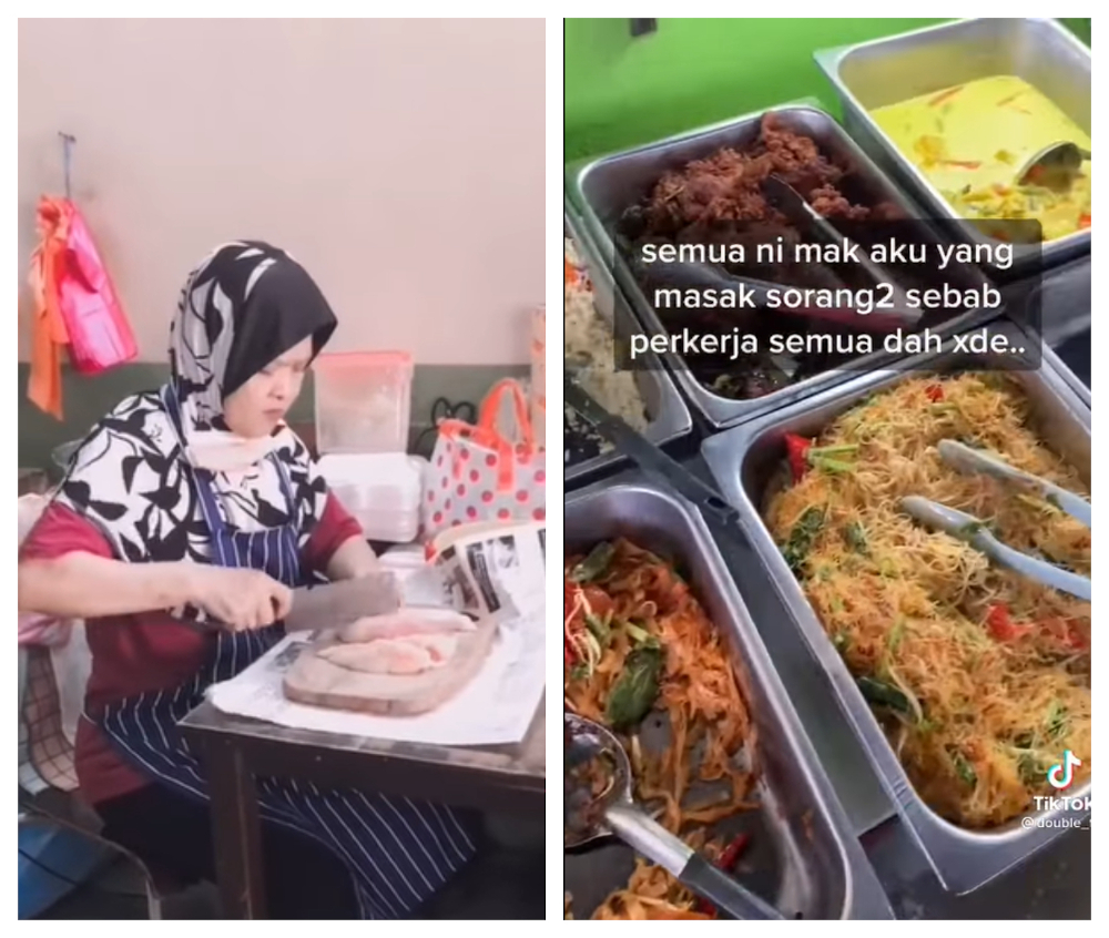 Normalah has been struggling to keep herself afloat as business has been bad since the MCO. u00e2u20acu201d Screengrab via Facebook/FedtriYahya