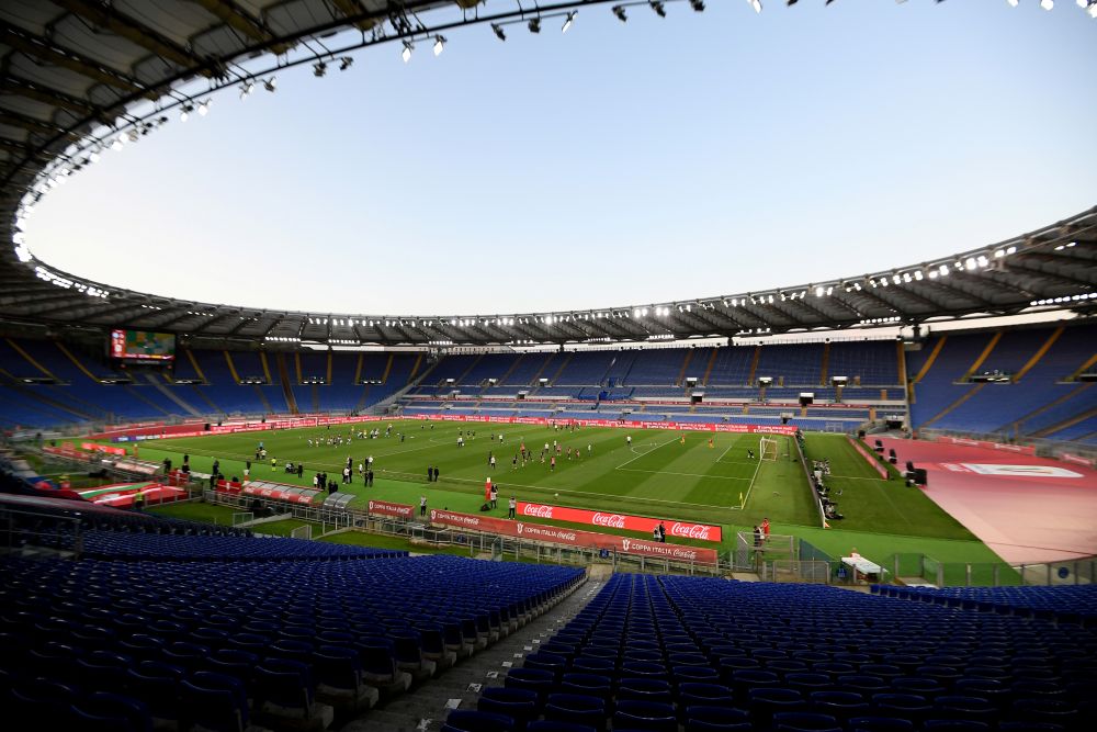 General view inside the Stadio Olimpico in Rome June 17, 2021. u00e2u20acu201d Reuters pic