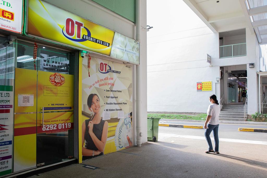 OT Credit, at Block 135 Jurong Gateway Road, has been robbed twice in about five months. u00e2u20acu2022 TODAY pic