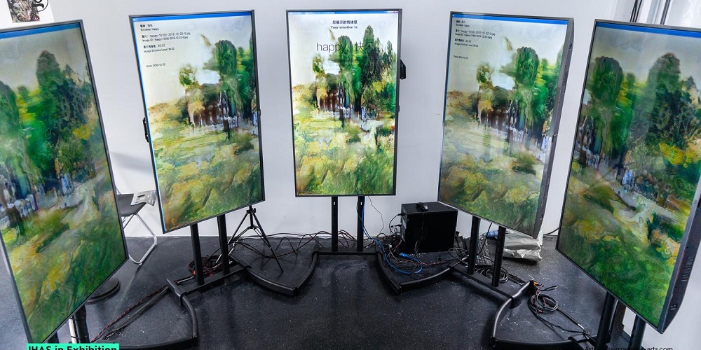 u00e2u20acu02dcThe Immersive Healing Art Systemu00e2u20acu2122 is an art installation that adapts to the emotional needs of the viewer. u00e2u20acu201d Picture courtesy of Genesis Arts 