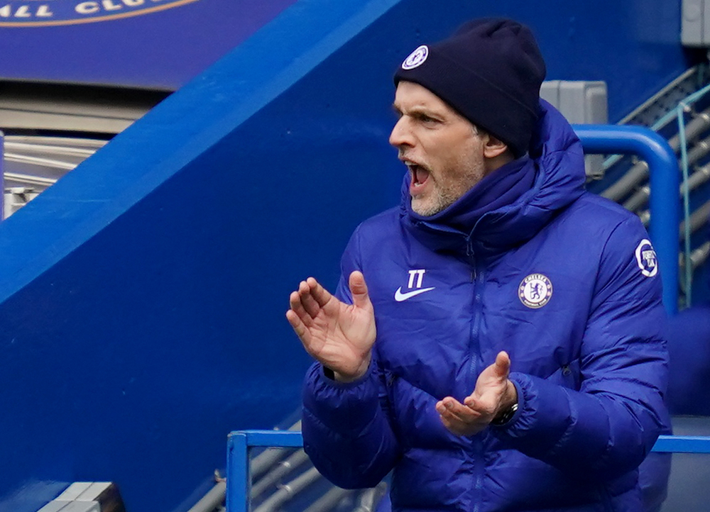 Chelsea manager Thomas Tuchel at the Stamford Bridge Stadium in London, April 3, 2021. u00e2u20acu201d Reuters picnnn