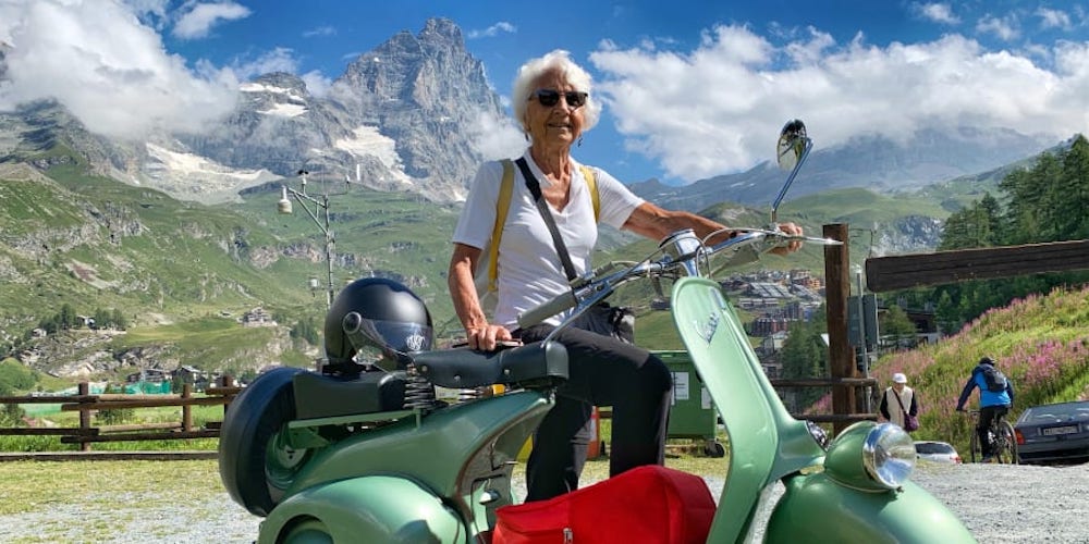 Piaggio Groupu00e2u20acu2122s Vespa scooter marks its 75th anniversary on April 23, 2021.n. u00e2u20acu201d ETX Studio picn