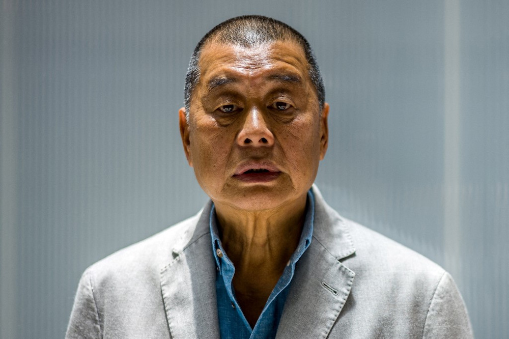 In this file photo taken on June 16, 2020, millionaire media tycoon Jimmy Lai, 72, poses during an interview with AFP at the Next Digital offices in Hong Kong. u00e2u20acu201d AFP pic