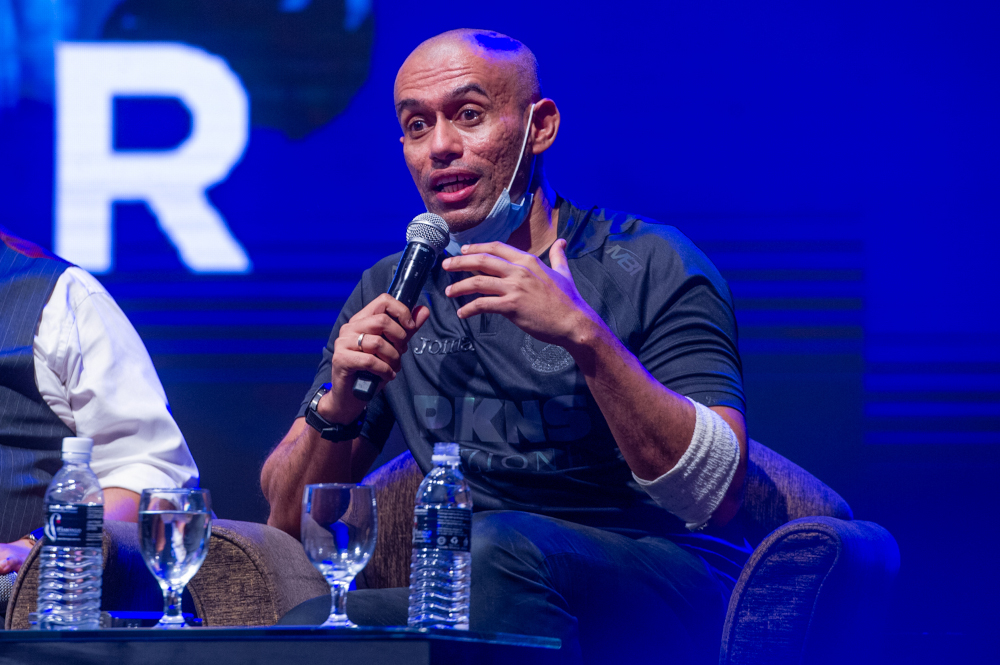 Music producer, actor and singer Altimet during the Temu Anwar session at Flamingo hotel in Ampang, April 1, 2021. u00e2u20acu201d Picture by Shafwan Zaidon