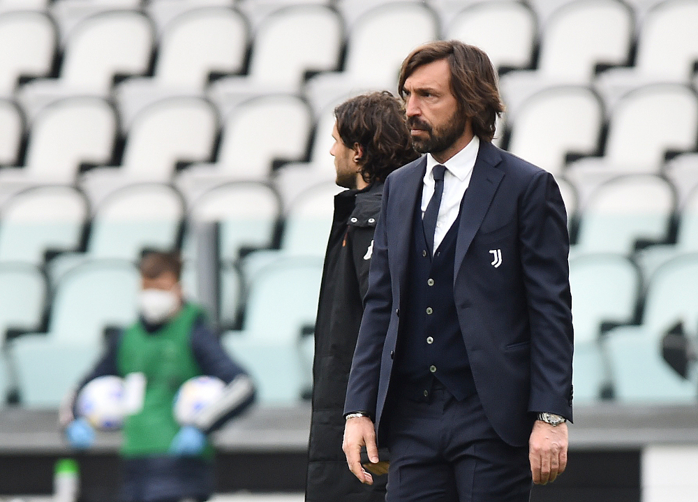 Juventus coach Andrea Pirlo during a match against Benevento at the Allianz Stadium in Turin, Italy, March 21, 2021. u00e2u20acu201d Reuters pic  