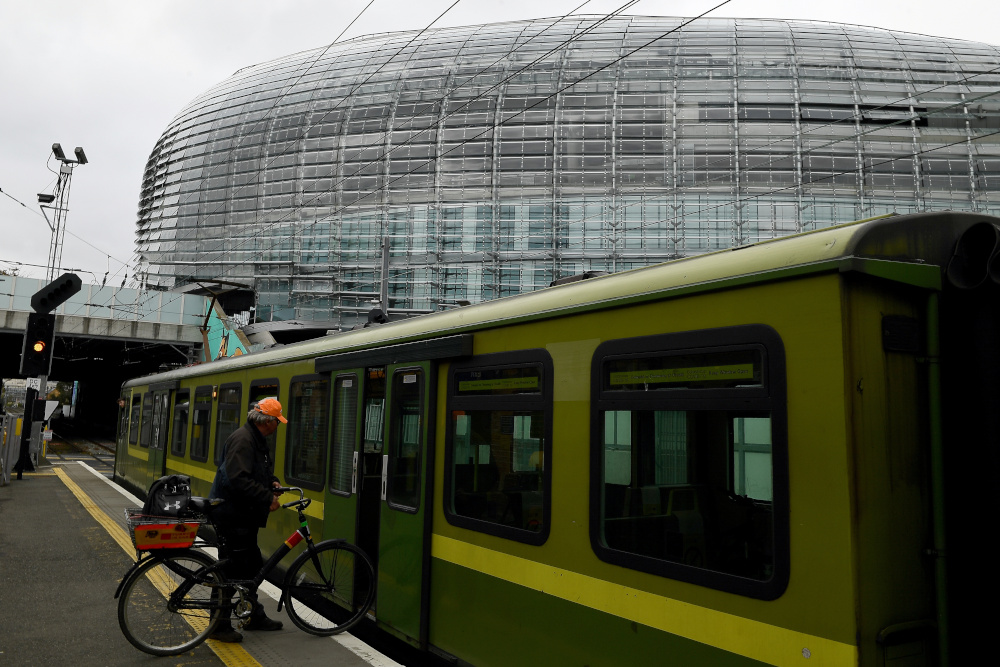 A general view of the Aviva Stadium as the Irish government advised that fans cannot be present during the Uefa Euro 2020 soccer tournament games owing to the Covid-19 pandemic in Dublin, Ireland, April 7, 2021. u00e2u20acu201d Reuters pic 