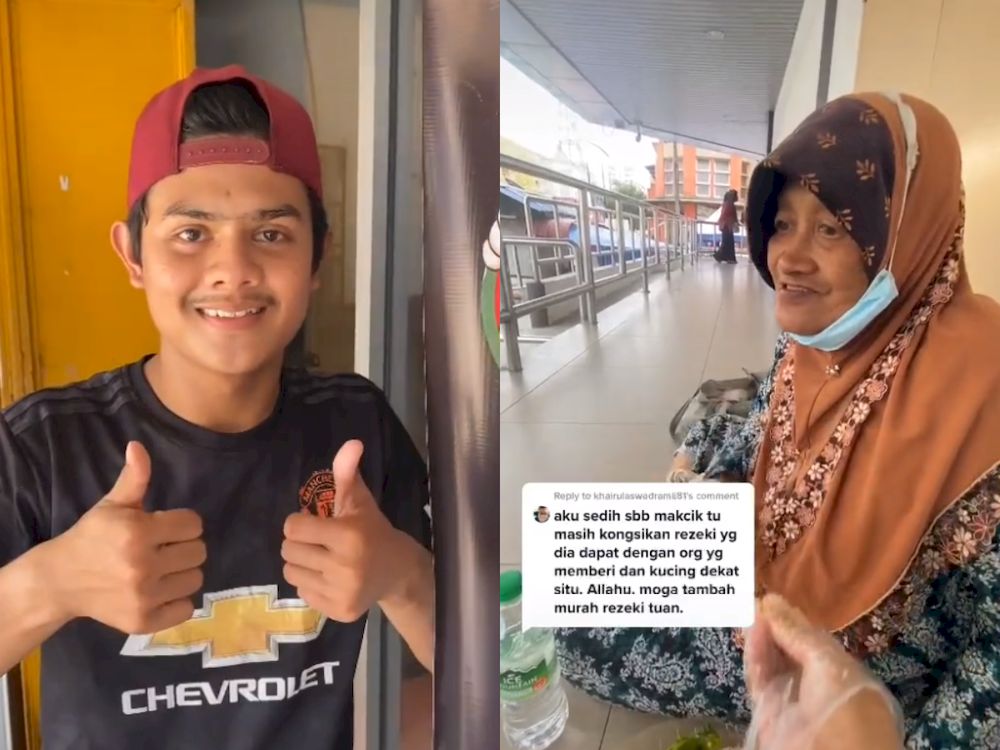 Hanifu00e2u20acu2122s efforts have received praise on Tik Tok. u00e2u20acu201d Screenshot from TikTok/Hanif Asyraf