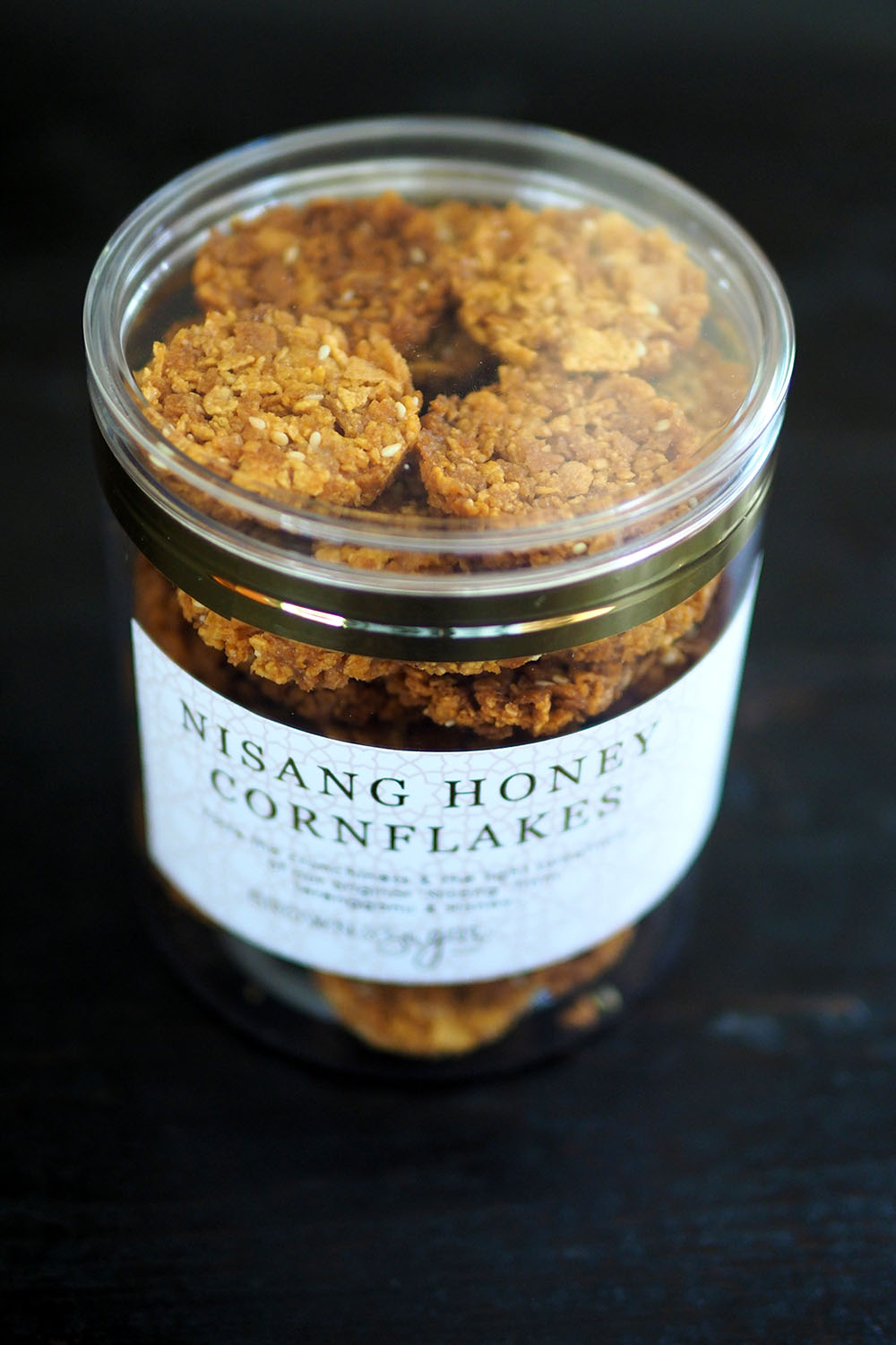 You can order a container on its own or buy them in sets for gifts with other cookies or drinking chocolate from Benns Ethicoa.