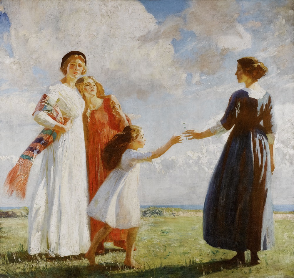 u00e2u20acu02dcThe Flower (The Gift)u00e2u20acu2122 by Dame Laura Knight will go up for auction at Sothebyu00e2u20acu2122s u00e2u20acu02dc(Women) Artistsu00e2u20acu2122 sale. u00e2u20acu201d Picture courtesy of Sothebyu00e2u20acu2122s via ETX Studio