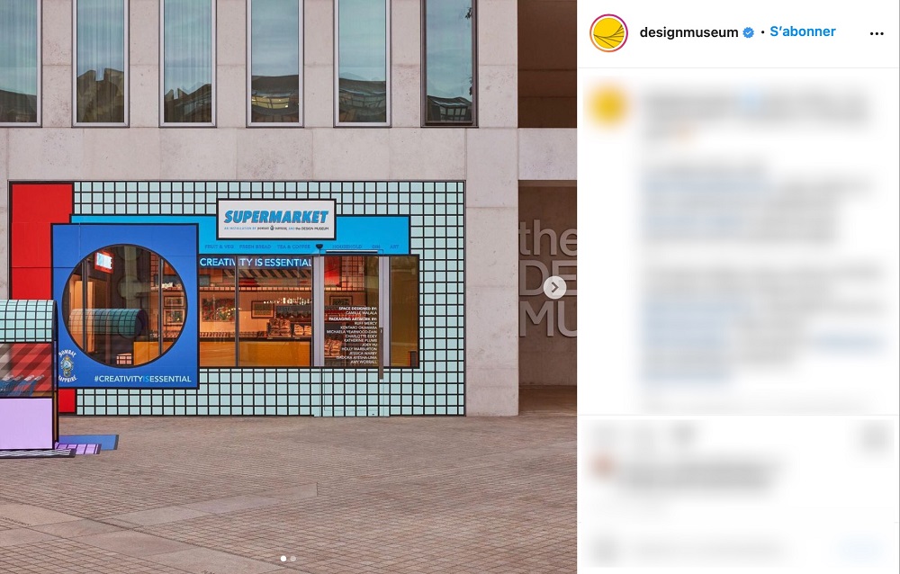 The Design Museum in London has transformed its store into a store selling essential items. u00e2u20acu2022 Picture via Instagram/Design Museum