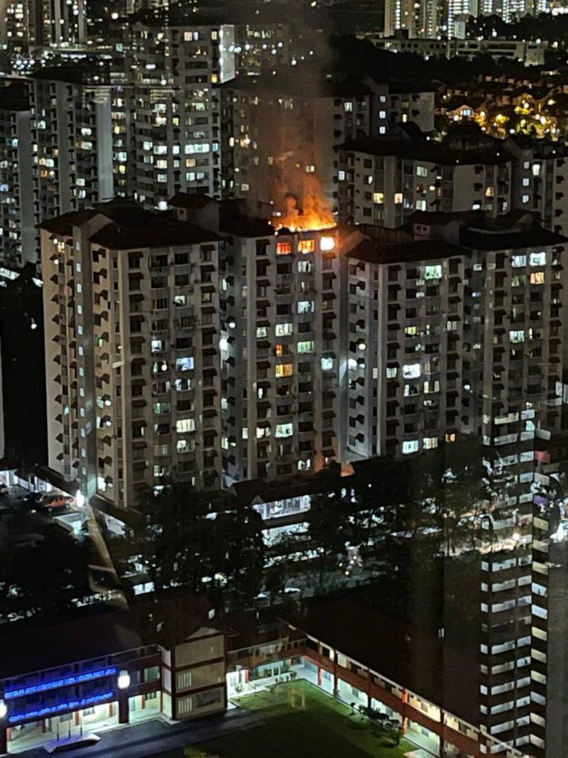 City Fire and Rescue Department in a statement said no one was injured in the incident and the fire has been put out. — Picture from Facebook