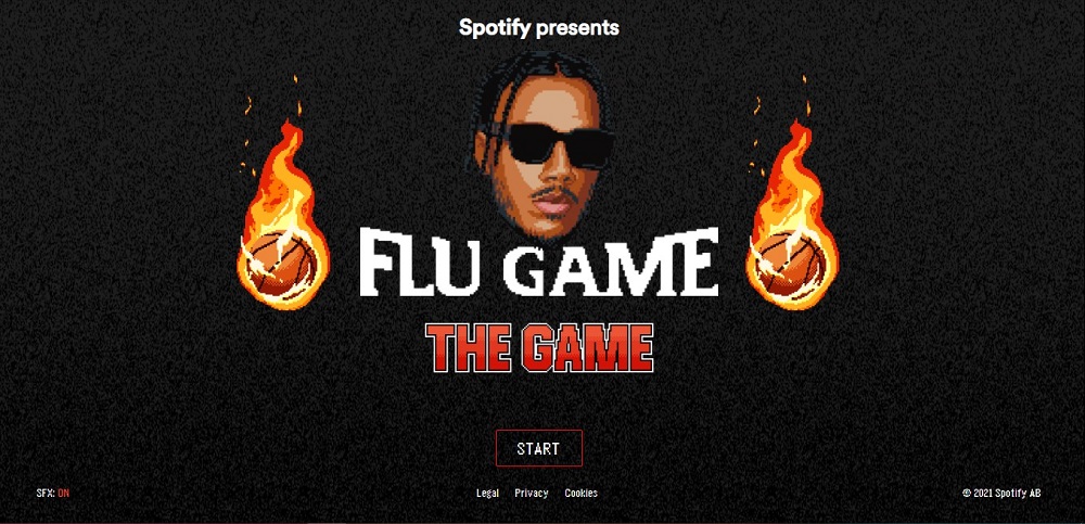 To celebrate the release of AJ Tracey's second album, Spotify has launched a basketball video game. u00e2u20acu2022 Picture courtesy of Spotify/ETX Studio