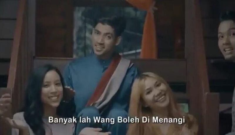 The advertisement, which went viral, shows a man who wants to 'balik kampung' making extra money via online gambling. u00e2u20acu201d SoyaCincau pic