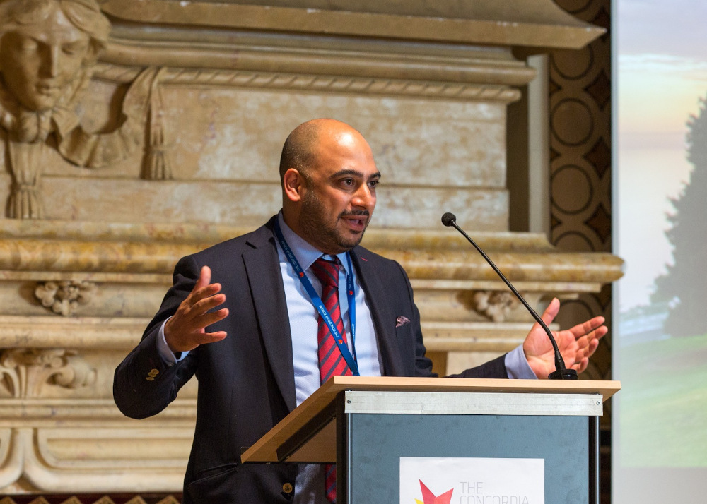 ImamConnect founder and chief executive officer Muddassar Ahmed talks about the platform. — Picture courtesy of ImamConnect