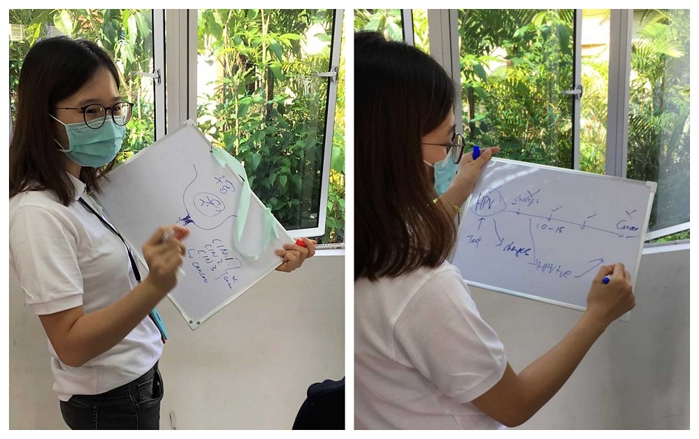 As global ambassador, Khoo will promote the importance of cervical cancer screening among frontliners in the region and globally. ― Picture courtesy of Khoo Su Pei