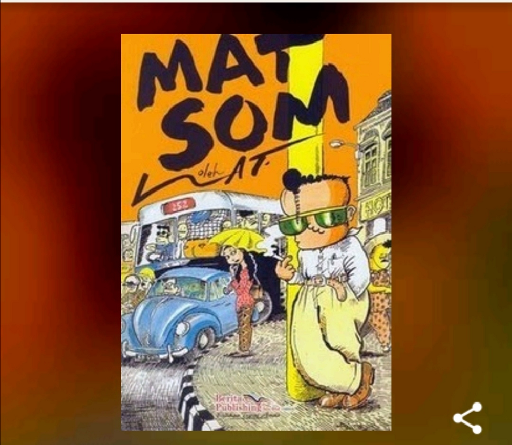 After a gap of over 30 years, Lat will be publishing a second book on Mat Som. u00e2u20acu2022 Screen capture via Goodreads