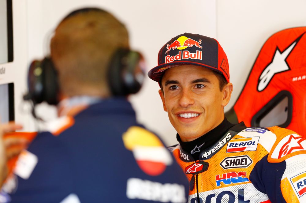 Repsol Honda's Marc Marquez during practice ahead of the Spanish Grand Prix at Circuito de Jerez, JerezJuly 18, 2020. u00e2u20acu201d Reuters pic