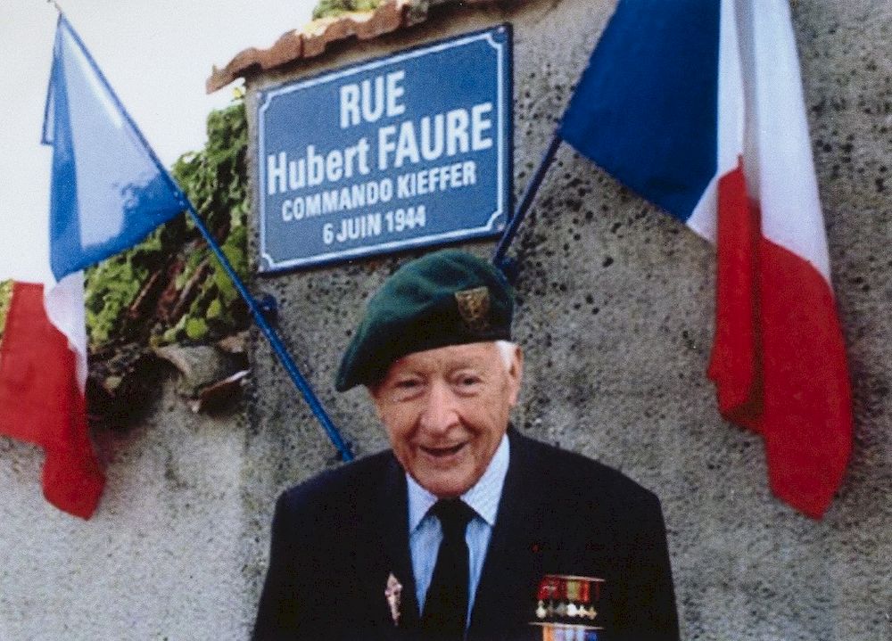 This file photo shows a reproduction made on April 8, 2014 of a photo taken in 2008 shows Hubert Faure, a former member of the Kieffer commandos AFP pic