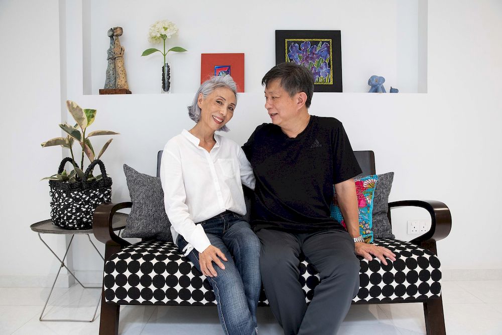 Ong and her husband Richard Koh, 59, with whom she started a company selling cold brew coffee.