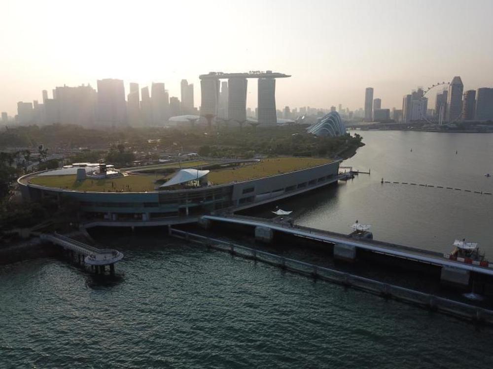 Infrastructure to help Singapore combat the effects of climate change, such as rising sea levels, are among the projects that may be funded under the Singapore Infrastructure Government Loan Act, when it is passed. u00e2u20acu201d TODAY pic